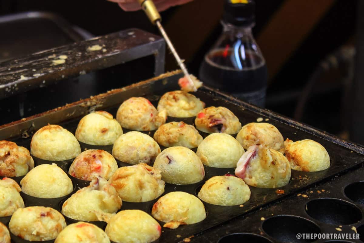 Takoyaki, almost done