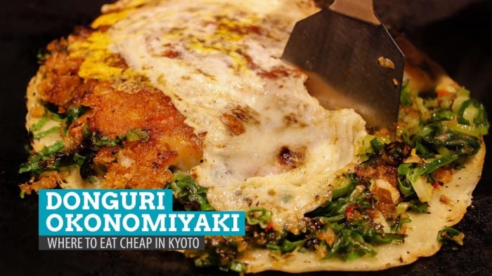 Donguri Okonomiyaki Dining in Kyoto, Japan