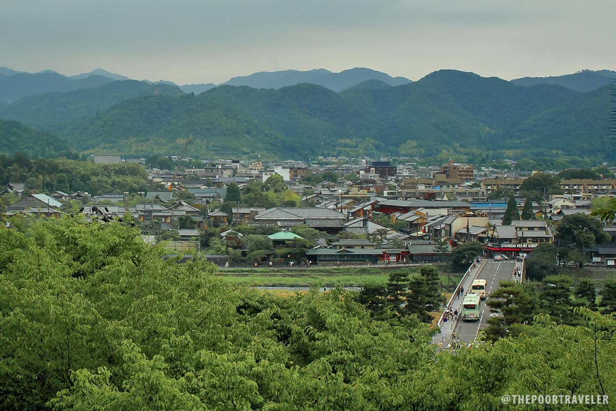 View of the city from Horinji Temple