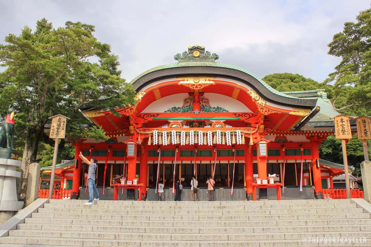 The main shrine of Fushimi Inari