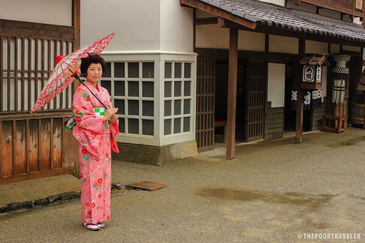 Not a real geisha but an actress at Toei Movie Park