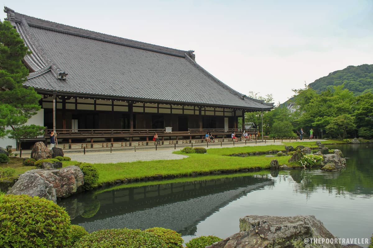 Tenryuji Temple and Pond