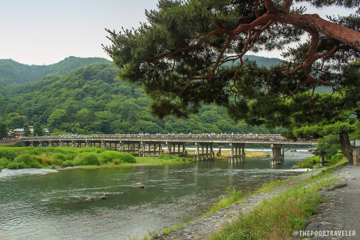 Togetsukyo Bridge during summer