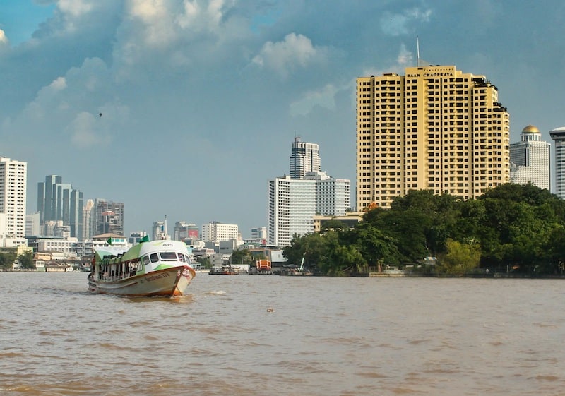 Boat on Chao Phraya River