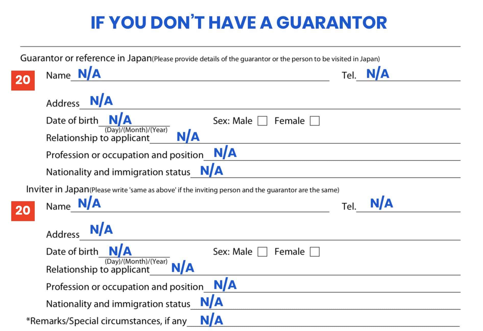 tourist visa application to japan