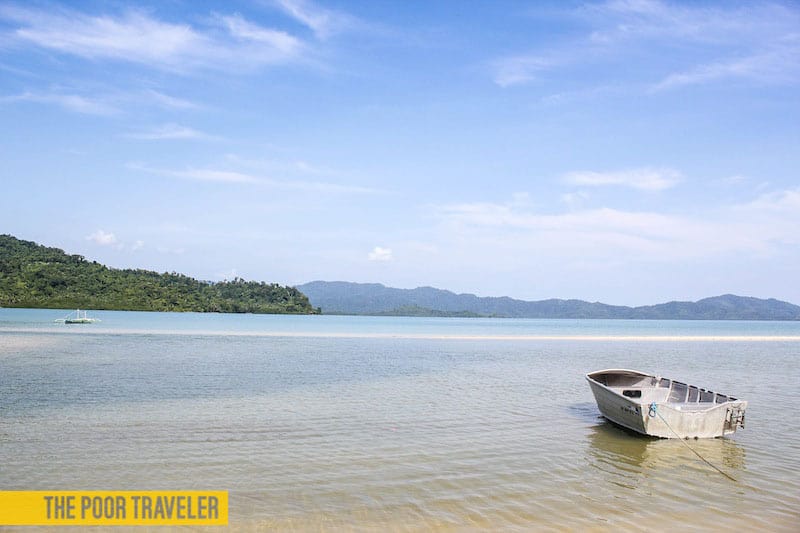 port barton sandbar palawan