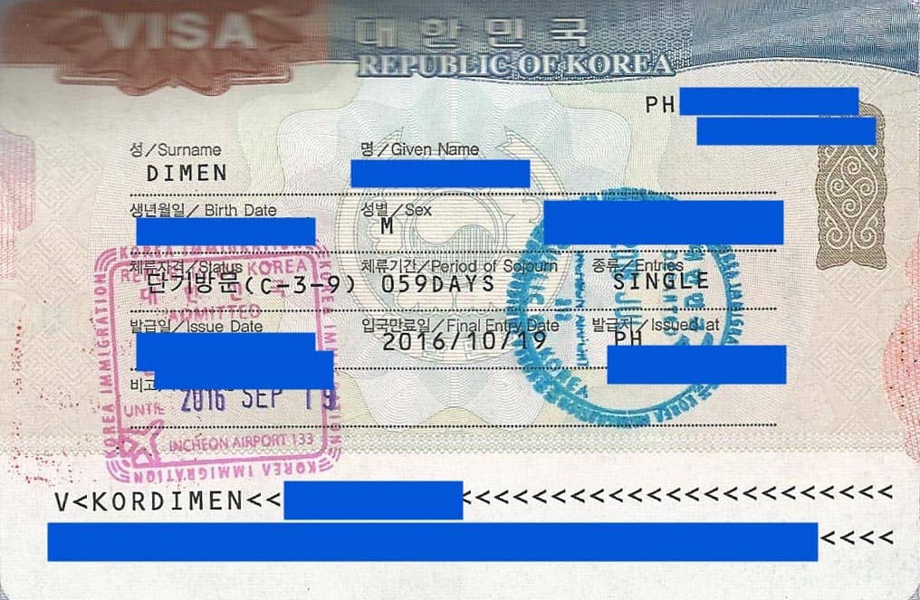 how to apply korea tourist visa in philippines