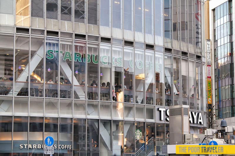 This coffee shop provides the best view of Shibuya Crossing