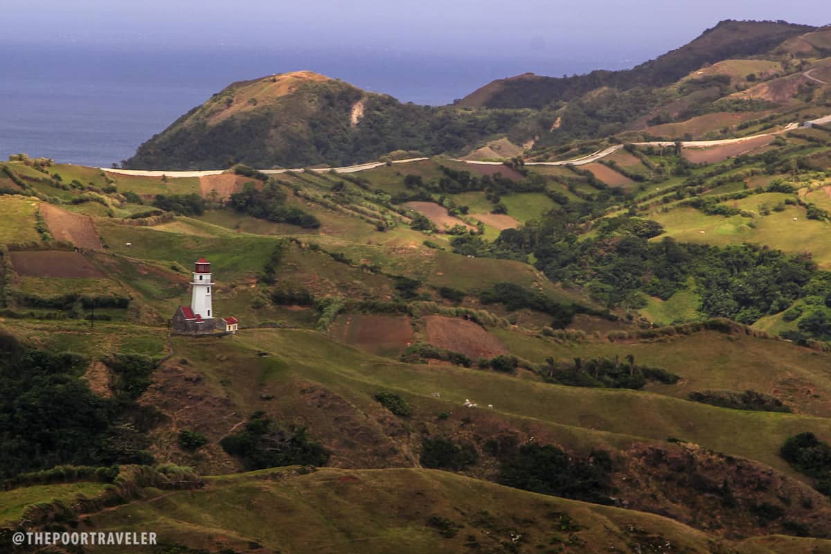 Tayid Lighthouse stands proudly amid the rolling hills of Mahatao