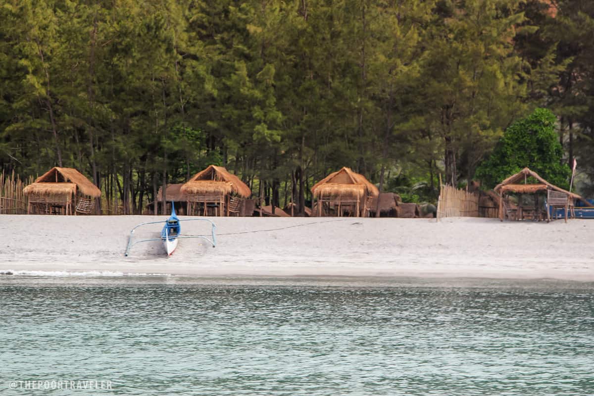 Nagsasa Cove is much more quiet than Anawangin