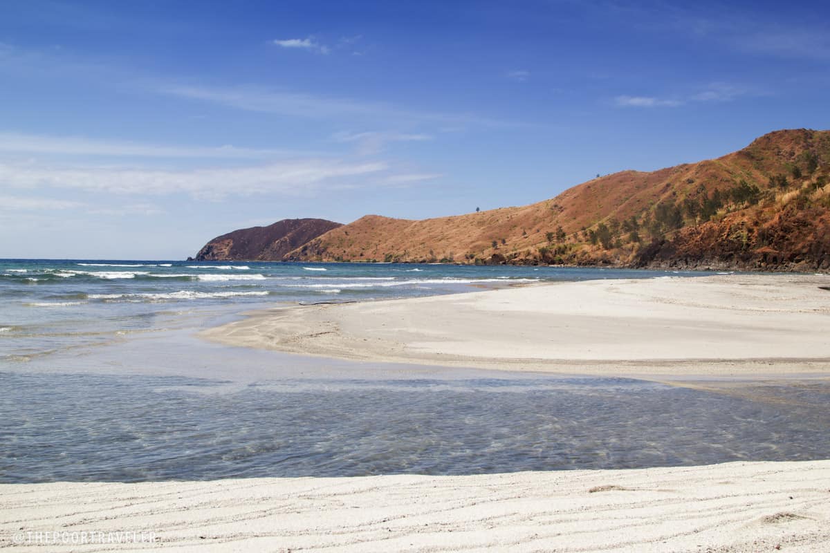 Nagsasa Cove is blanketed with volcanic ash from the belly of Mt. Pinatubo