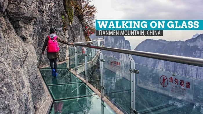 The Scariest Stroll: Walking on Glass at Tianmen Mountain, China