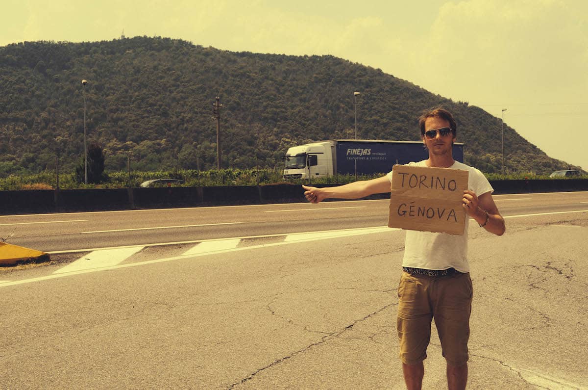 Hitchhiking in Italy