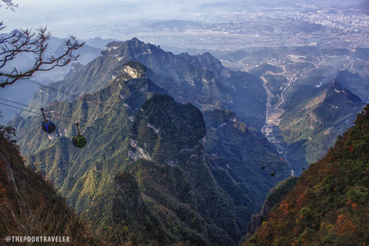 Tianmen Shan Cable Car is the most scenic I have tried so far!