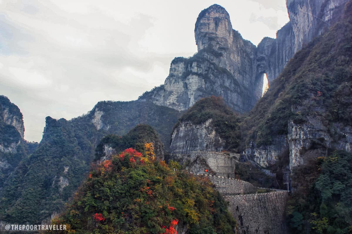 The Big Gate Road leads to Tianmen Cave aka Gateway to Heaven, hence the nickname