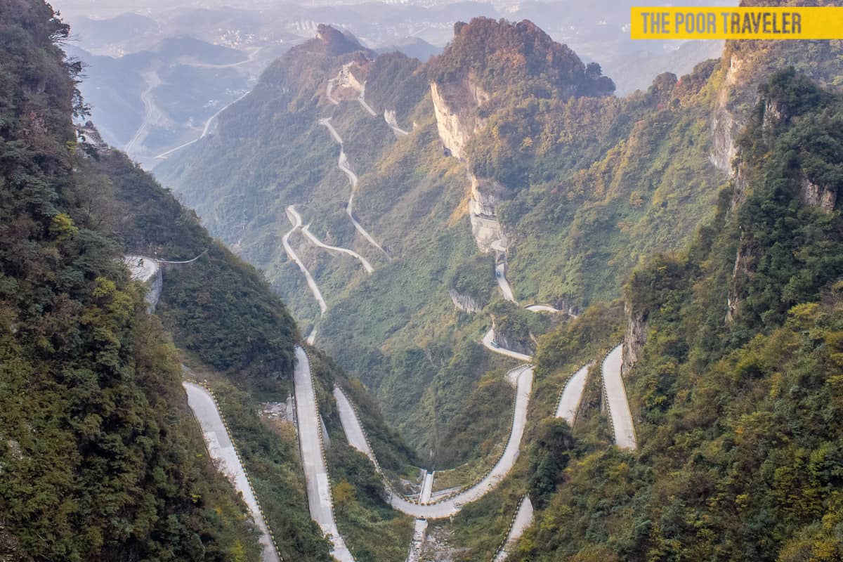 Road to Heaven, Tianmen Mountain, China