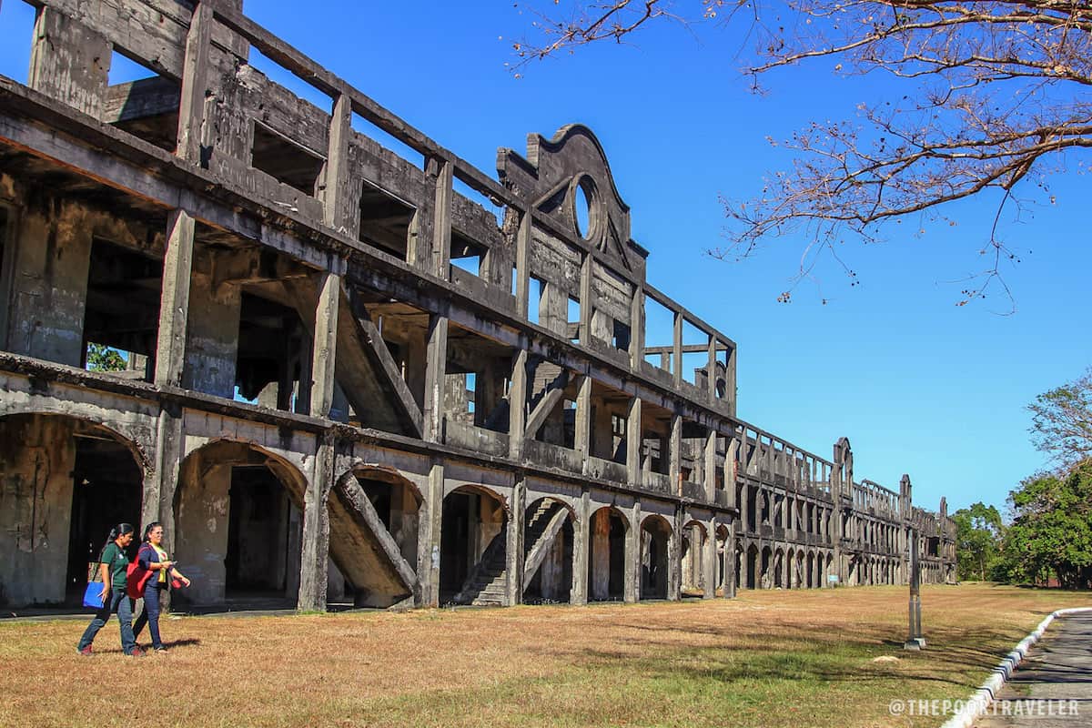 The Mile Long Barracks measures only a third of a mile. But since it has three levels, it pretty much spans a mile. Almost.