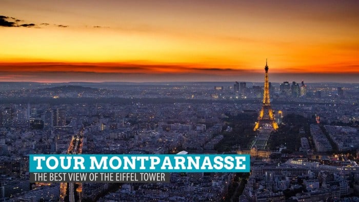 The Best View of the Eiffel Tower: Tour Montparnasse, Paris