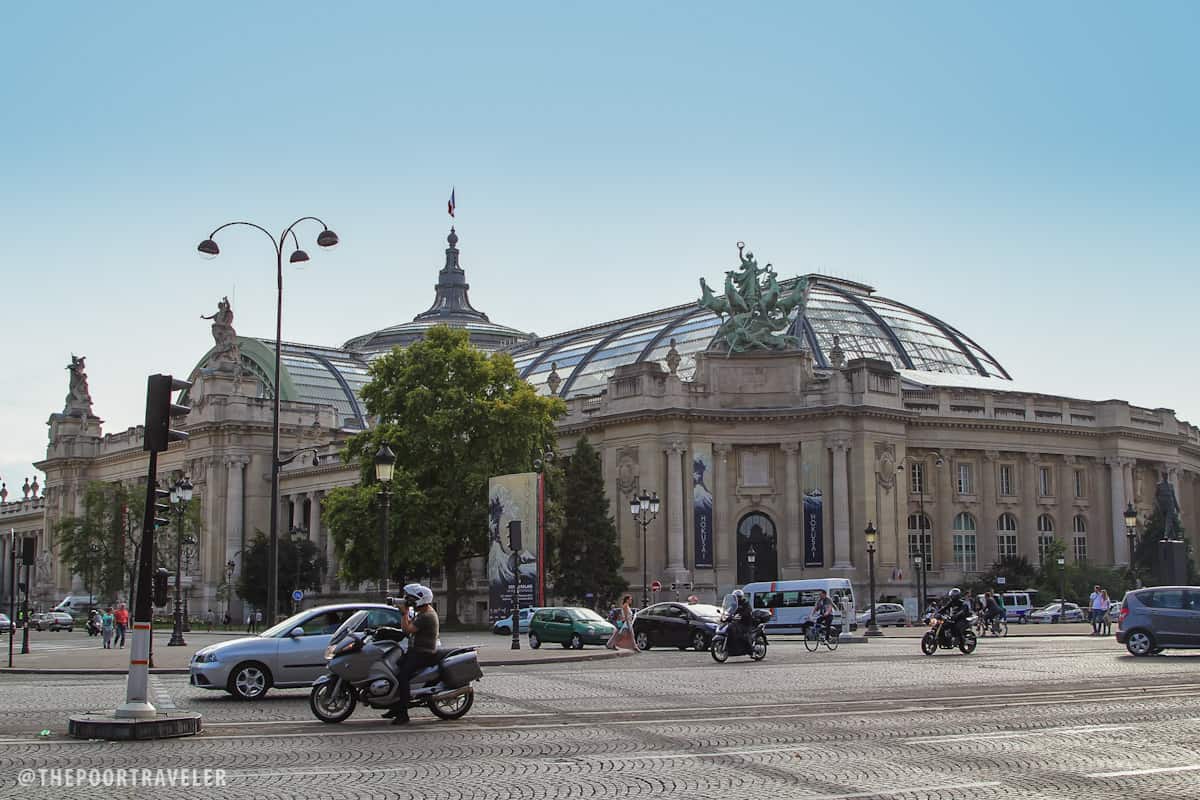 As viewed from Champs Elysees