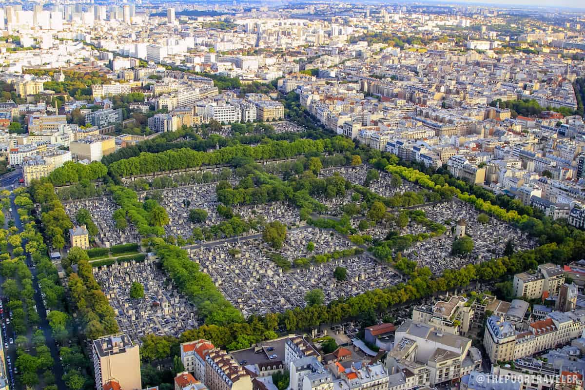 View of Montparnasse Cemetery and Church of Saint-Sulpice from the tower