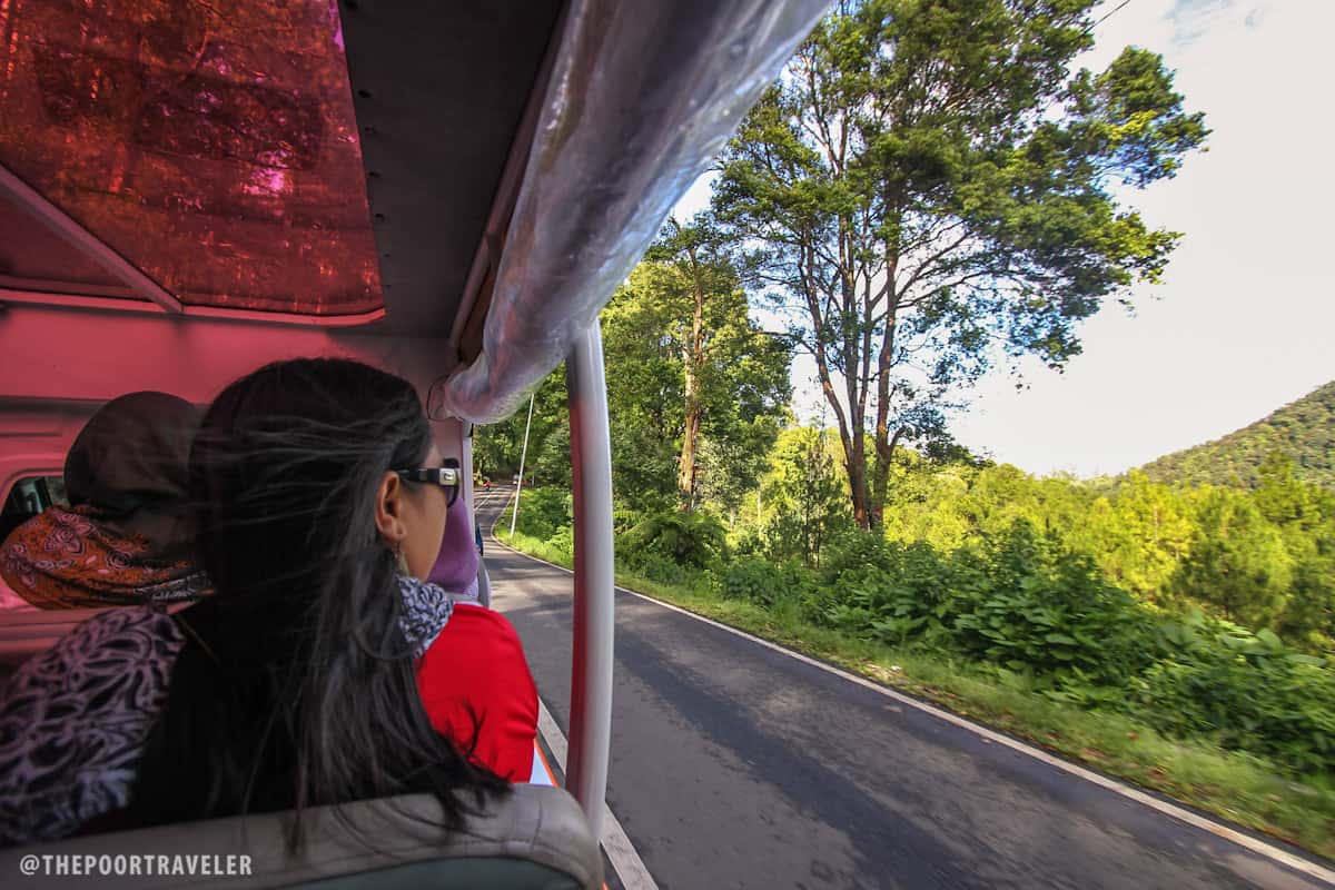 On the way to Kawah Putih