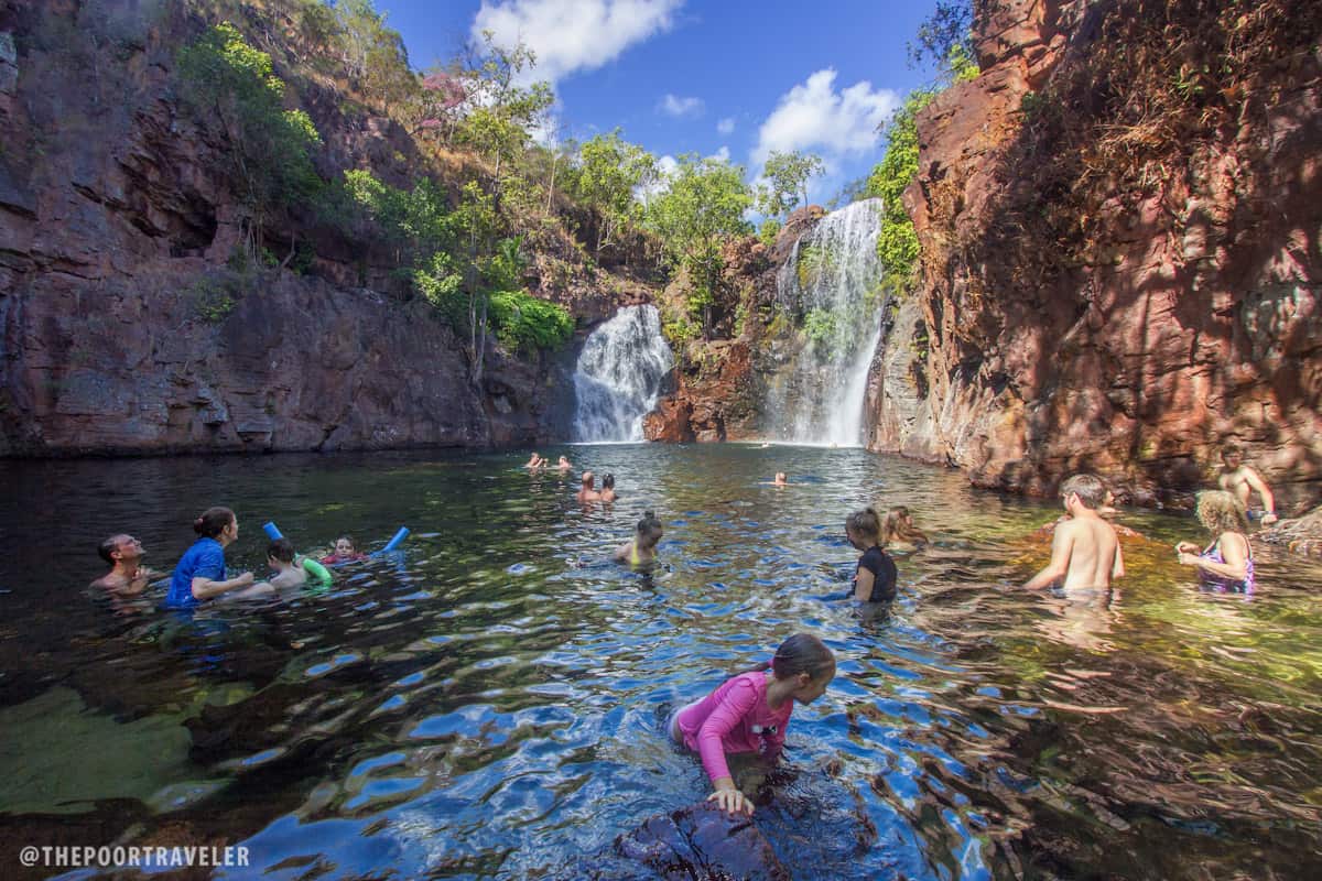 The plunge pool at the base of Florence Falls