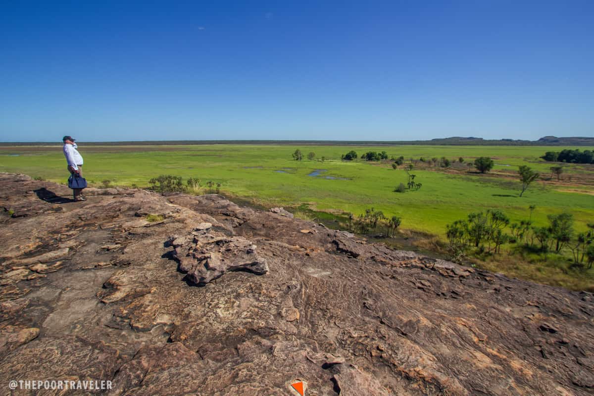 Nadab Lookout offers a spectacular view of the surrounding Nadab Floodplains (Arnhem Land).