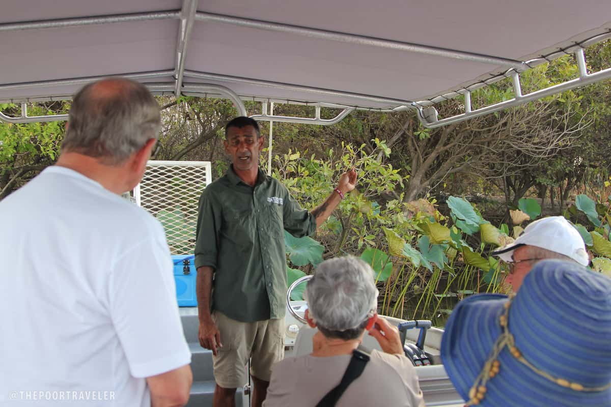 Our very knowledgeable guide Reuben!