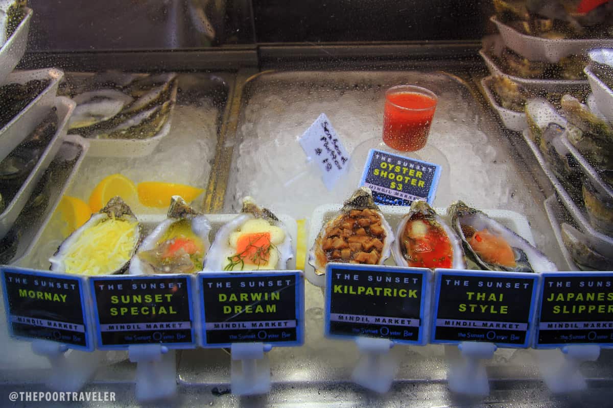 These oysters were a bestseller here at the Mindil Sunset Market!