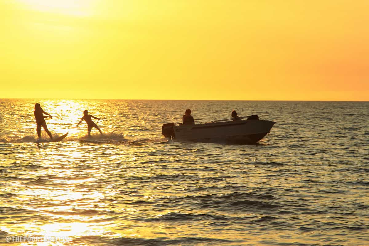 Wakeboarding at Mindil Beach, Darwin