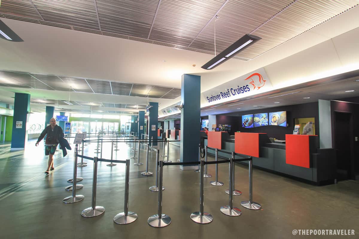 Inside the Cairns Reef Terminal