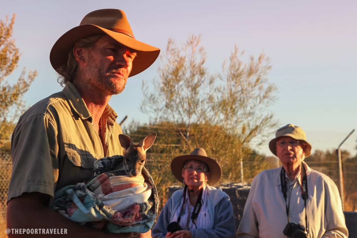 Chris "Brolga"  Barnes started as a tour guide.