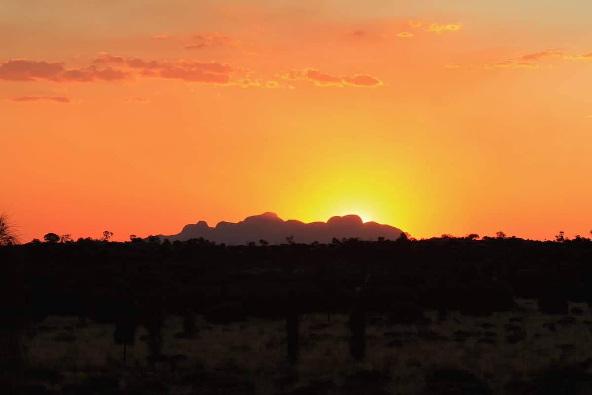 Sunrise at Kata Tjuta