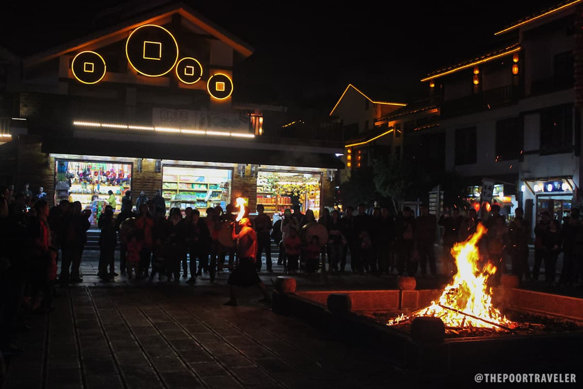 Xibu Street, just within the village, is also great for those looking for snacks and souvenirs. There's also a bonfire show on some evenings.