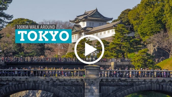Get Inspired: 100km Walk Around Tokyo, Japan (Video)