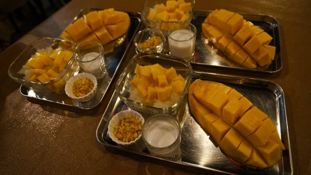 Baan Thong Boran's Sticky Rice with Mango