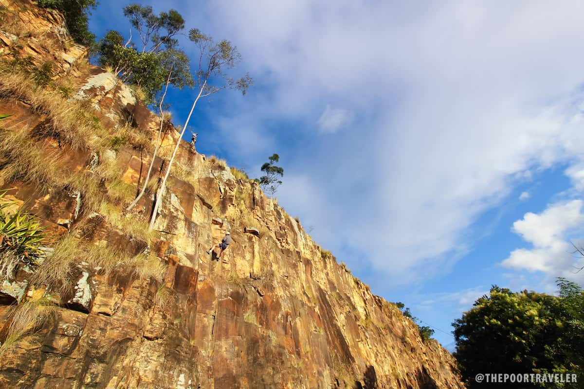 20m-tall Kangaroo Point Cliffs