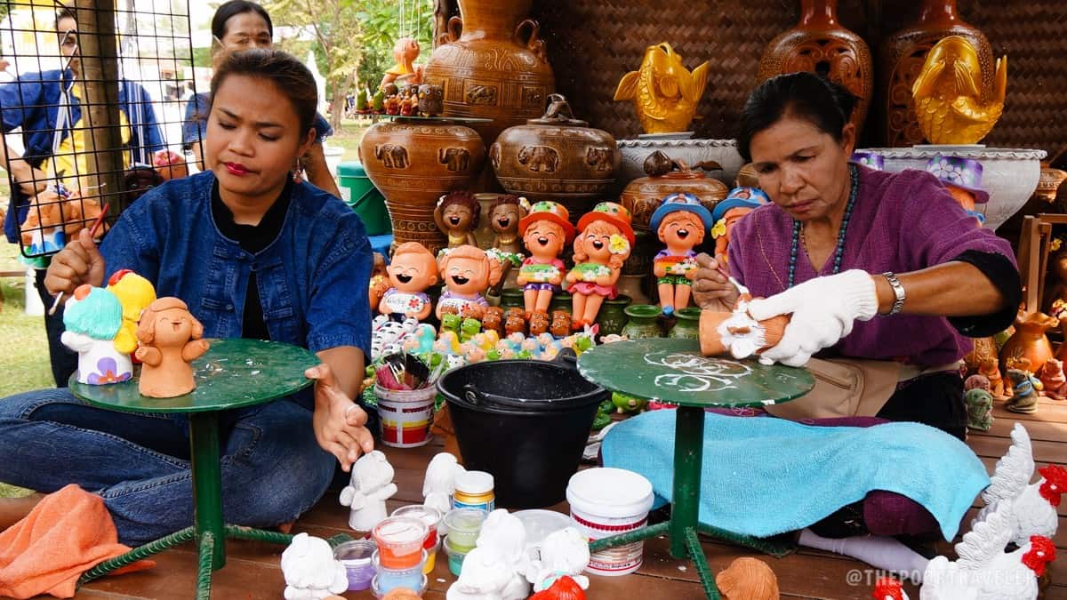 Thailand Tourism Festival 2016 - Ceramic Painting