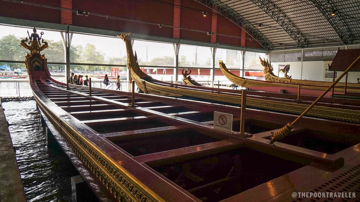 The Narai Song Suban HM Rama IX barge. Its crew consisted of 50 oarsmen an 2 steersmen.