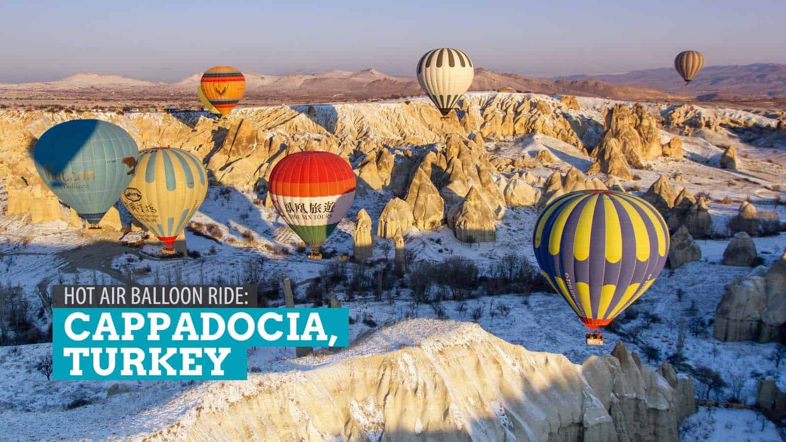Cappadocia, Turkey: Hot Air Balloon Ride at Sunrise
