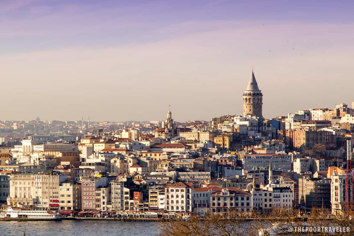 View of Galata Tower from Topkapi Palace