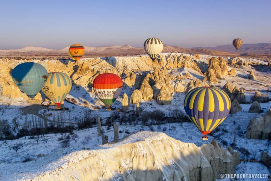 Cappadocia, Turkey Hot Air Balloon Ride at Sunrise The Poor Traveler® Itinerary Blog