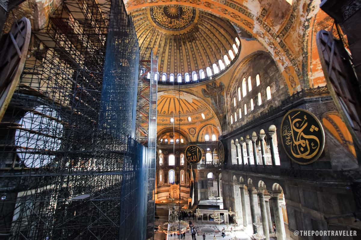 Inside Hagia Sophia