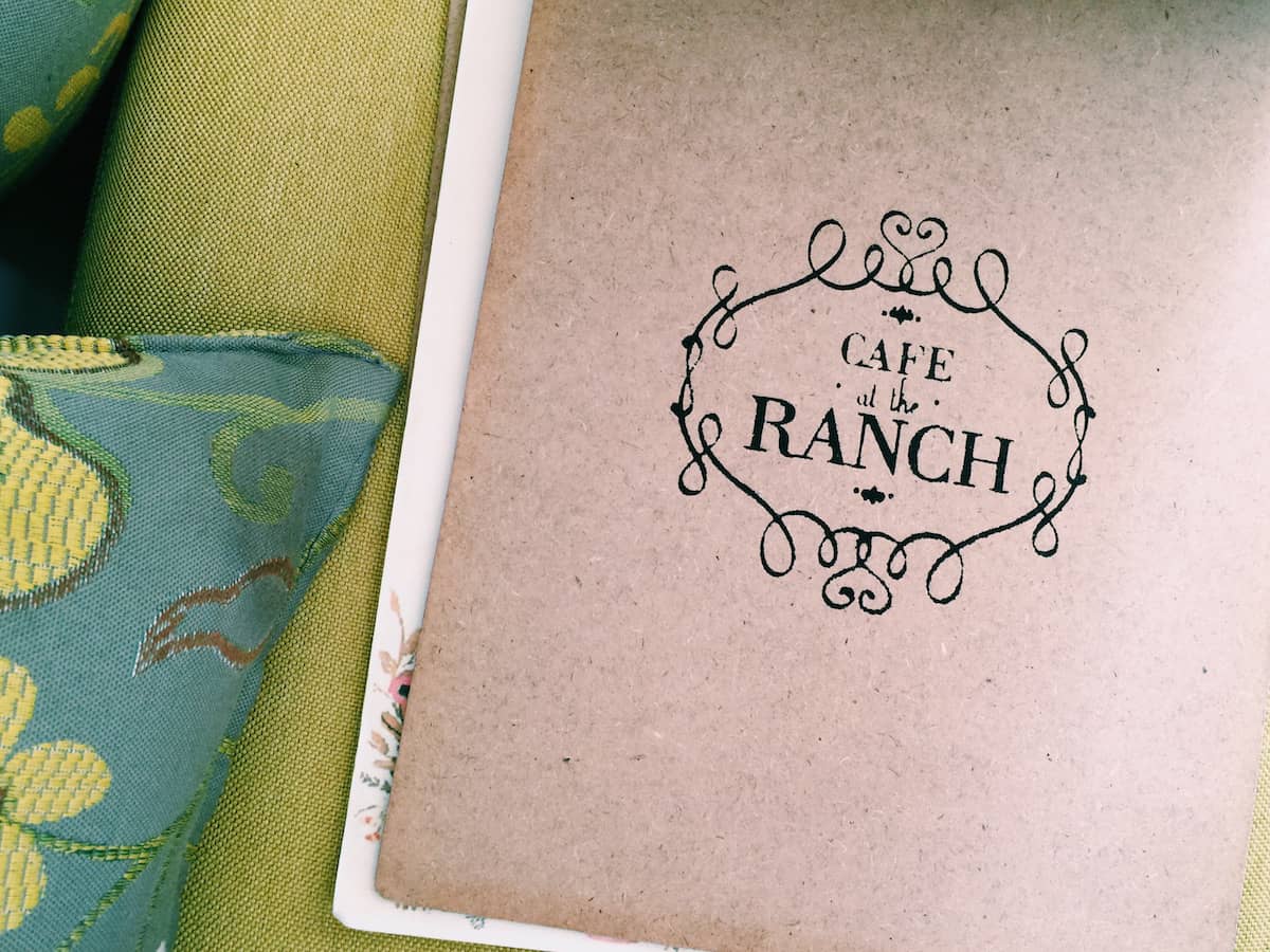 Cafe at the Ranch Menu