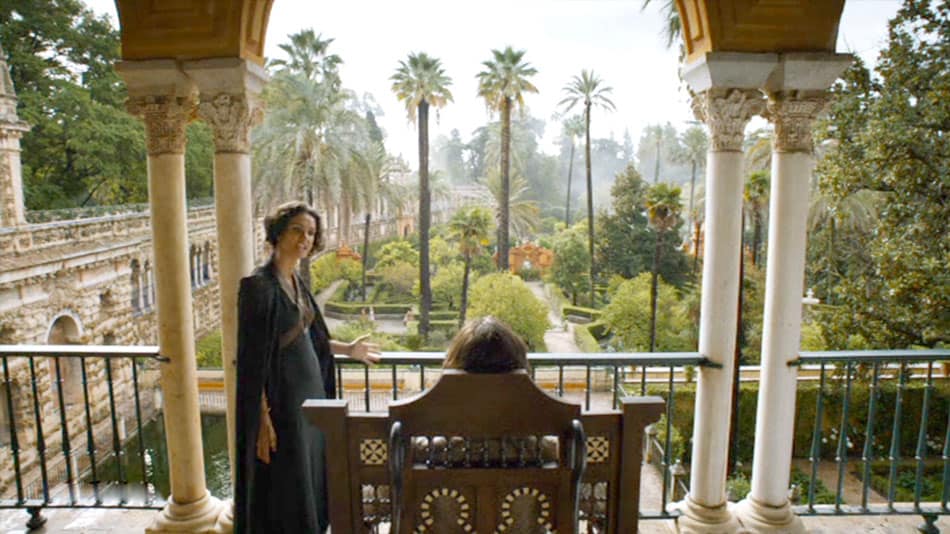 Alcázar of Seville as Sunspear in Dorne