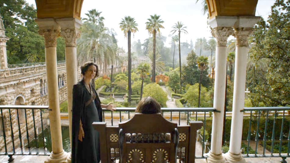 Alcázar of Seville as Sunspear in Dorne