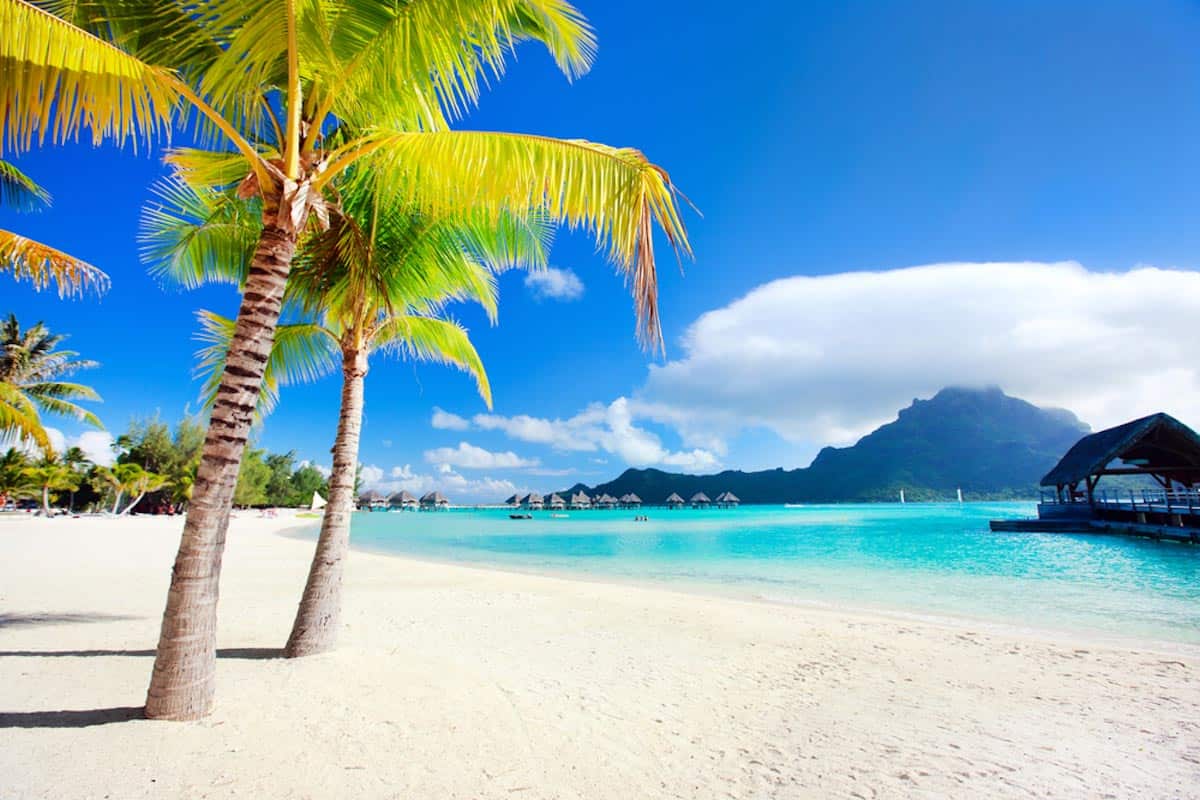 Matira Beach in Bora Bora