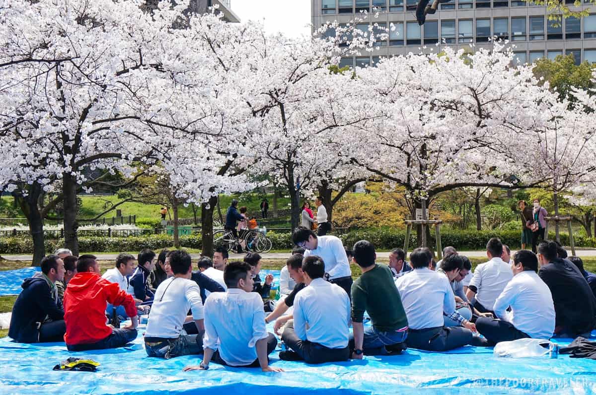 At Osaka Castle