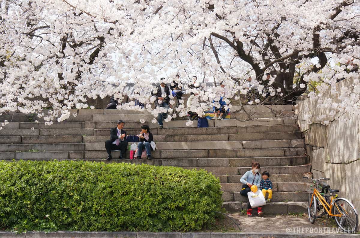 At Osaka Castle