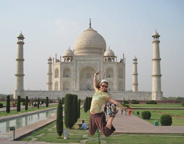 At Taj Mahal